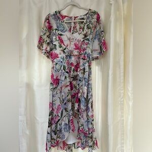 Calvin Klein floral flowy dress